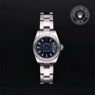 Rolex Lady-Datejust 179160 Stainless steel Blue