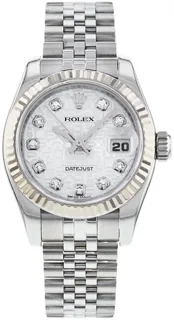 Rolex Lady-Datejust 179174 White gold and Stainless steel Silver