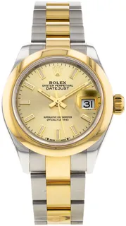 Rolex Lady-Datejust 279163 Yellow gold and Stainless steel Champagne