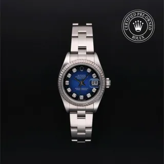 Rolex Lady-Datejust 79174 Stainless steel Blue