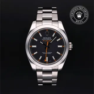 Rolex Milgauss 116400 Stainless steel Black