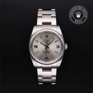 Rolex Oyster Perpetual 114200 Stainless steel Silver