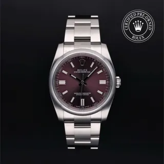 Rolex Oyster Perpetual 36 116000 Stainless steel Red