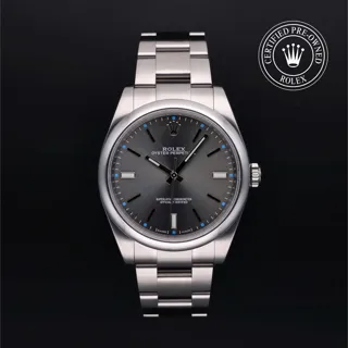 Rolex Oyster Perpetual 39 114300 Stainless steel Rhodium