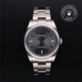 Rolex Oyster Perpetual 39 114300 Stainless steel Rhodium