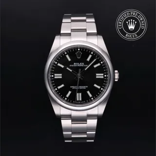 Rolex Oyster Perpetual 41 124300 Stainless steel Black