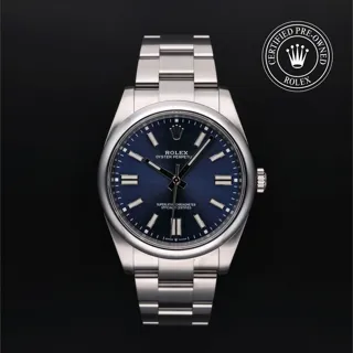 Rolex Oyster Perpetual 41 124300 Stainless steel Blue