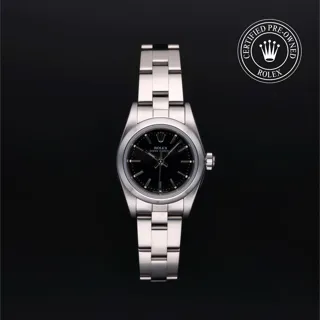 Rolex Oyster Perpetual 76080 Stainless steel Black