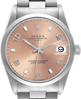 Rolex Oyster Perpetual Date 15200 Stainless steel Salmon