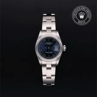 Rolex Oyster Perpetual Date 79160 Stainless steel Blue