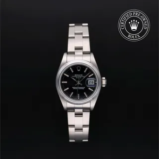 Rolex Oyster Perpetual Date 79160 Stainless steel Black