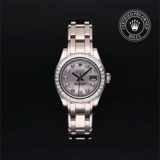 Rolex Pearlmaster 80309BR-0010 18k white gold White