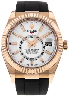 Rolex Sky-Dweller 326235 Rose gold White