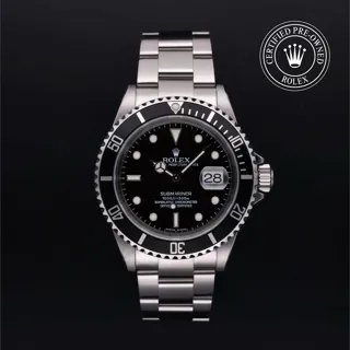 Rolex Submariner 16610 Stainless steel Black