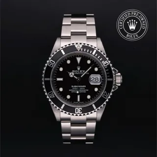 Rolex Submariner 16610 Stainless steel Black