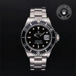 Rolex Submariner 16610 Stainless steel Black