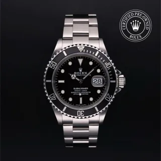 Rolex Submariner 16610 Stainless steel Black