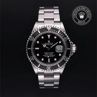 Rolex Submariner 16610 Stainless steel Black