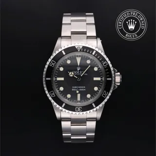 Rolex Submariner 5513/0 Stainless steel Black