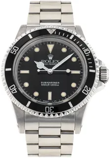 Rolex Submariner 5513 Stainless steel Black