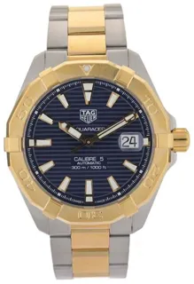 TAG Heuer Aquaracer 41mm Yellow gold Blue