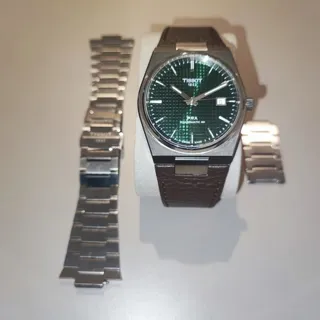 Tissot PRX T137.407.11.091.00 395mm Stainless steel Green