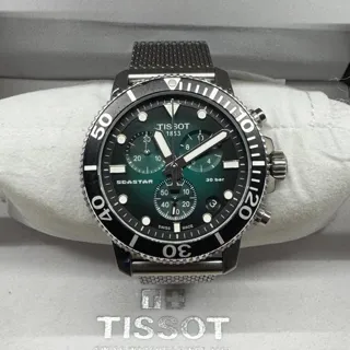 Tissot Seastar T120.417.11.091.00 Stainless steel Green