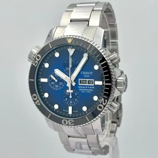 Tissot Seastar T120.614.11.041.00 48mm Ceramic and Stainless steel Blue