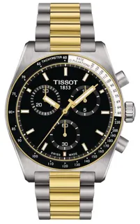 Tissot T-Sport T149.417.22.051.00 40mm Yellow gold and Stainless steel Black