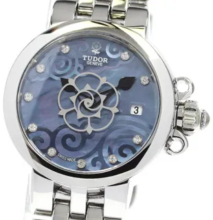 Tudor Clair de Rose 35100 26mm Stainless steel Blue