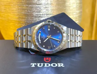 Tudor Royal Day-Date M28600-0006 Stainless steel Blue