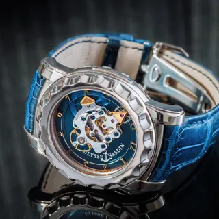 Ulysse Nardin Freak 010-88 42mm White gold Blue