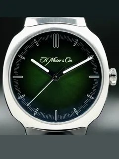 H. Moser & Cie. Streamliner 6201-1200 40mm Stainless steel Matrix Green fumu00e9