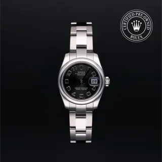 Rolex Lady-Datejust 179160 Stainless steel Black