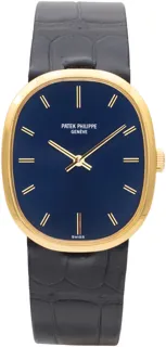 Patek Philippe Golden Ellipse 3548J 27mm Yellow gold Blue