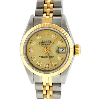 Rolex Datejust 26mm Stainless steel and 18k yellow gold Champagne