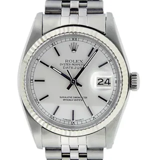 Rolex Datejust 36mm Stainless steel Silver