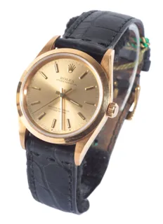 Rolex Oyster Perpetual 34 14208 Yellow gold Golden