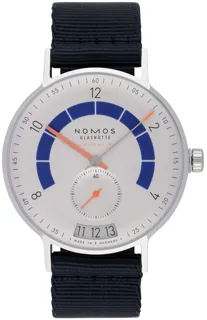 NOMOS Autobahn 1303 41mm Stainless steel Gray