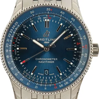 Breitling Navitimer A17326161C1A1 41mm Stainless steel Blue