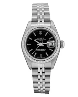 Rolex Date Stainless steel Black