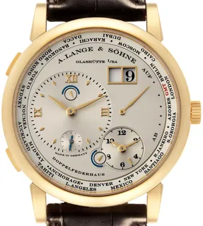 A. Lange & Söhne Lange 1 116.021 Yellow gold Silver