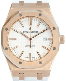 Audemars Piguet Royal Oak 15400OR 41mm Rose gold White