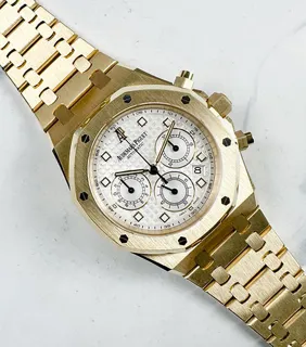 Audemars Piguet Royal Oak 25960BA Yellow gold Silver