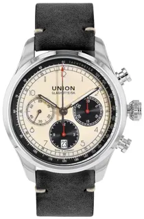 Union Glashütte Belisar Chronograph D009.427.16.262.02 Stainless steel White