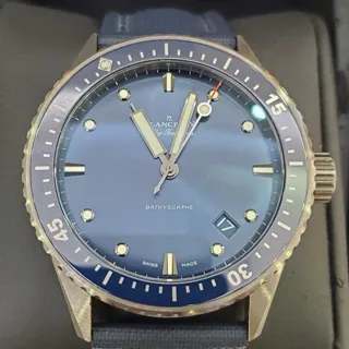 Blancpain Fifty Fathoms 5000-0240-NAOA 43.6mm Ceramic Blue