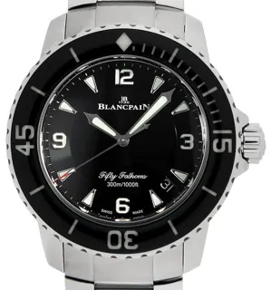 Blancpain Fifty Fathoms 5015-1130-71S 45mm Stainless steel Black