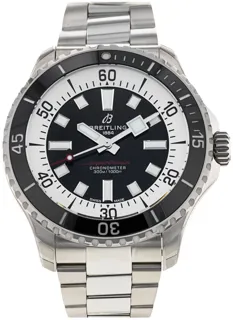 Breitling Superocean A17376 Stainless steel Black