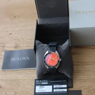 Bulova Archive 96B350 41mm Stainless steel Orange