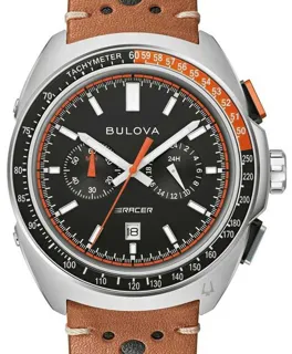 Bulova Racer Chronograph 98B427 42mm Stainless steel Black